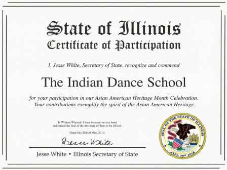 Recognition of Indian Dance School
